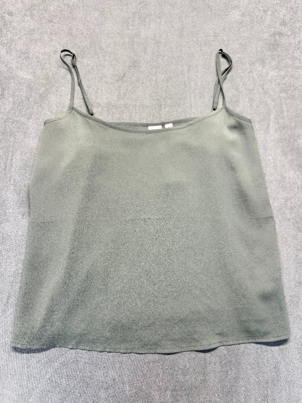 NWT Gap Flowy Cropped Cami Tank Top Women’s Medium Sage Green Sleeveless